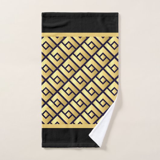Art Deco Gold Bad Handdoek (Handdoek)