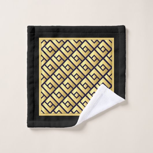 Art Deco Gold Bad Handdoek (Wasdoekje)