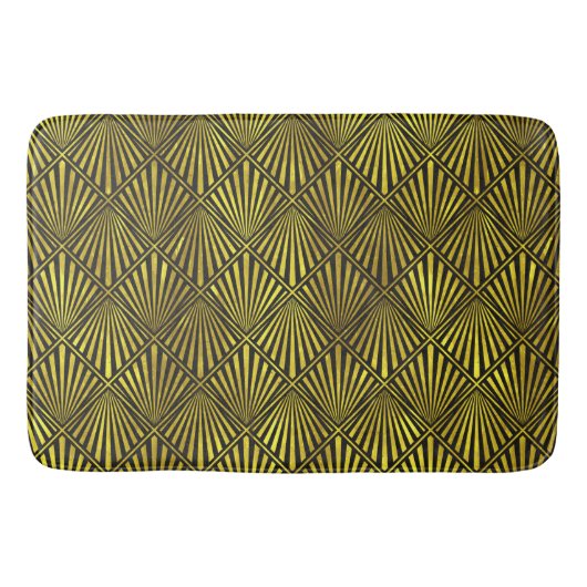 Art Deco Gold Bath Mat (Voorkant)