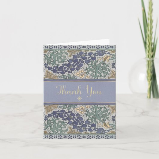 Art Deco Gold Bedankt voor uw aandacht (Voorkant)