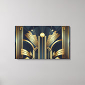 Art Deco Gold Canvas Afdruk (Voorkant)