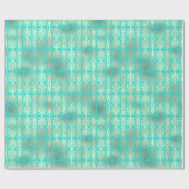Art Deco Gold Champaigne Mint Green Ocean Cadeaupapier (Vlak)