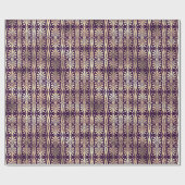 Art Deco Gold Champaigne Paars Violet Amethyst Cadeaupapier (Vlak)