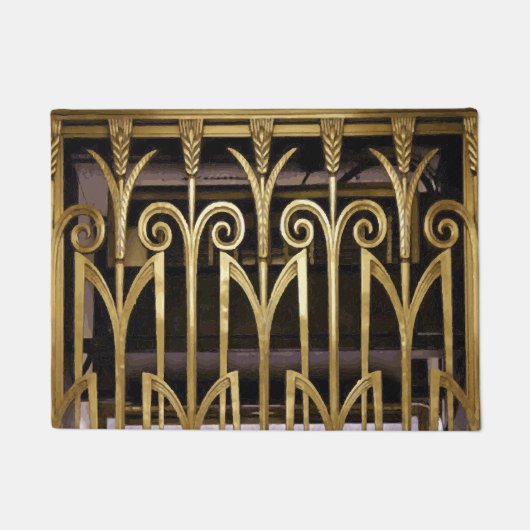 Art Deco Gold Deurmat (Voorkant)