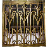 Art Deco Gold Douchegordijn (Voorkant)