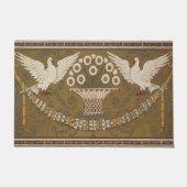 Art Deco Gold Doves van Walter Crane Deurmat (Voorkant)
