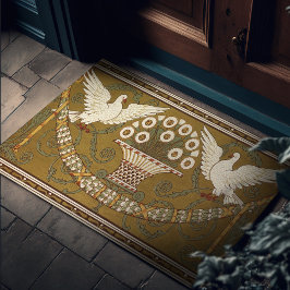 Art Deco Gold Doves van Walter Crane Deurmat