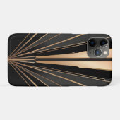 Art Deco Gold Fan Geometric Elegance Case-Mate iPhone Case (Achterkant (horizontaal))