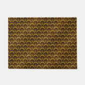 Art Deco Gold Fan Pattern Deurmat (Voorkant)