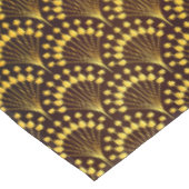 Art Deco Gold Fan Pattern Tafelkleed (Gekanteld)