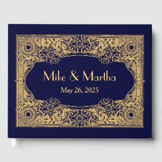 Art Deco Gold Lijst gastenboek