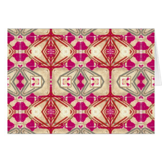  Art Deco Gold Magenta Red Grey