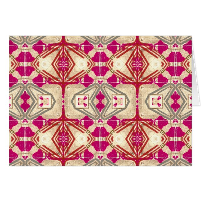  Art Deco Gold Magenta Red Grey (Voorkant Horizontaal)