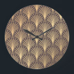 Art Deco Gold: minimalistische geometrische luxe Grote Klok<br><div class="desc">Art Deco Patroon. Naadloze gouden achtergrond. Minimalistisch geometrisch ontwerp. lijnontwerp. 1920-30s motieven. Luxe illustratie Geef je over aan de betoverende schoonheid van mandala in dit naadloze patroon! Laat u betoveren door de elegantie van een art deco-patroon in lijndecor. kunst, deco, patroon, jaren '20, brullen, naadloos, achtergrond, goud, illustratie, gatsby, geometrisch,...</div>