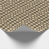  Art Deco Gold Patroon Cadeaupapier (Hoek)