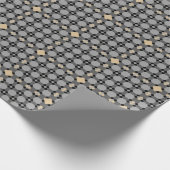  Art Deco Gold Patroon Cadeaupapier (Hoek)