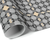  Art Deco Gold Patroon Cadeaupapier (Rol Hoek)