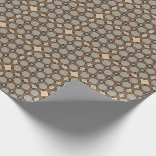  Art Deco Gold Patroon Cadeaupapier (Hoek)