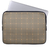  Art Deco Gold Patroon Laptop Sleeve (Voorkant)