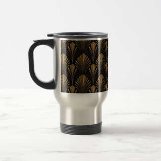 Art Deco Gold Pattern — Elegant Vintage Geometric  Reisbeker