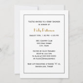  Art Deco Gold Plume Arabesque Kaart (Achterkant)