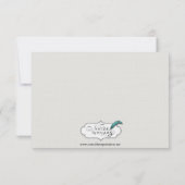 Art Deco Gold Posh Bruiloft Reactie Kaart (Achterkant)