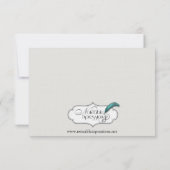 Art Deco Gold Posh Wedding Rehearsal Kaart (Achterkant)