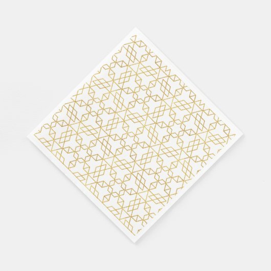 Art Deco Gold Servetten (Hoek)