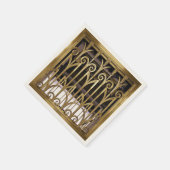 Art Deco Gold Servetten (Hoek)