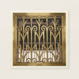 Art Deco Gold Servetten