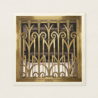 Art Deco Gold Servetten