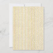 Art Deco Gold White pop fizz: nieuwjaarsfeest Kaart (Achterkant)