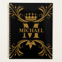  Art Deco Golden Naam Monogram