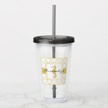 Art Deco Golf Glitter Zeepaard