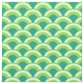 Art Deco-golfpatroon - jade-groen Stof (Close Up)