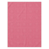 Art Deco-golfpatroon - rood en fuchsia Tafelkleed (Voorkant)