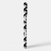 Art Deco golfpatroon - zwart en wit Case-Mate iPhone Case (Achterkant / Rechts)