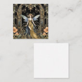 Art Deco Gothic Fairy Kaart Notitiekaartje (Voorkant / Achterkant)