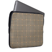 Art Deco Goud Patroon Vintage Laptop Sleeve (Voorkant Rechts)