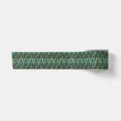 Art Deco Goud & Teal Satijnen Lint (Voorkant)