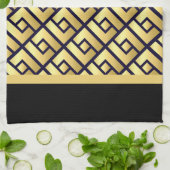 Art Deco Goud Theedoek (Gevouwen)