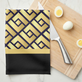 Art Deco Goud Theedoek