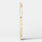 Art Deco: Goud-wit Elegantie. Case-Mate iPhone Case (Achterkant / Links)