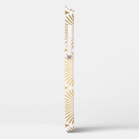 Art Deco: Goud-wit Elegantie. Case-Mate iPhone Case (Achterkant / Links)