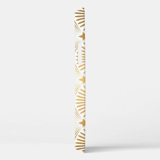 Art Deco: Goud-wit Elegantie. Case-Mate iPhone Case (Achterkant / Rechts)