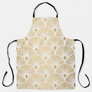 Art Deco: Goud-wit Elegantie. Schort