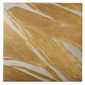 Art Deco Goud Wit  Modern Collectie Tegeltje (Voorkant)