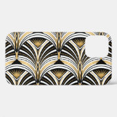 Art Deco Goud Zwart Elegantie: Roaring Twenties Case-Mate iPhone Case (Achterkant (horizontaal))