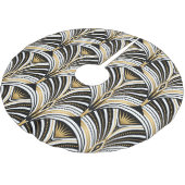 Art Deco Goud Zwart Elegantie: Roaring Twenties Kerstboom Rok (Gekanteld)
