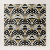 Art Deco Goud Zwart Elegantie: Roaring Twenties Legpuzzel (Verticaal)